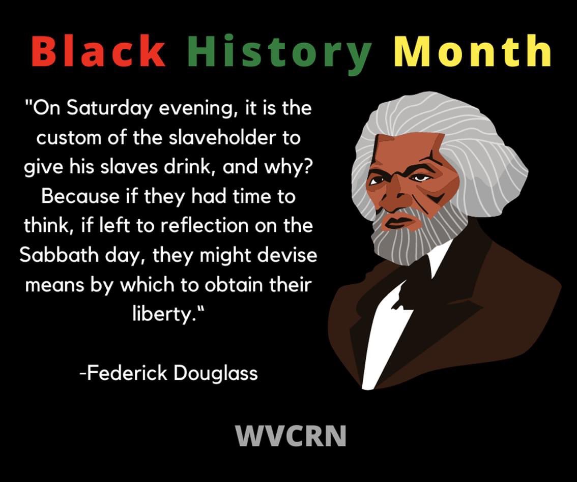 WVCRN is celebrating Black History Month by looking back at historical icons! We’ll start off with Frederick Douglass, who not only fought for equality but for his recovery too.

#BlackHistoryMonth