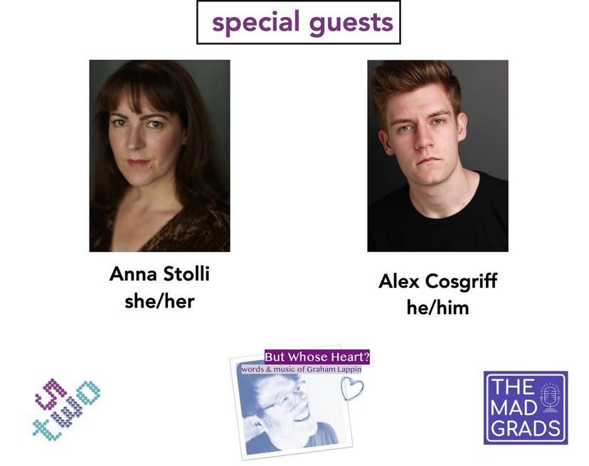 Our SPECIAL GUESTS for ‘But Whose Heart?’ music &amp; words of @grahamlappin. Wednesday 9th March 2022 <a href="/53two/">53two</a>.