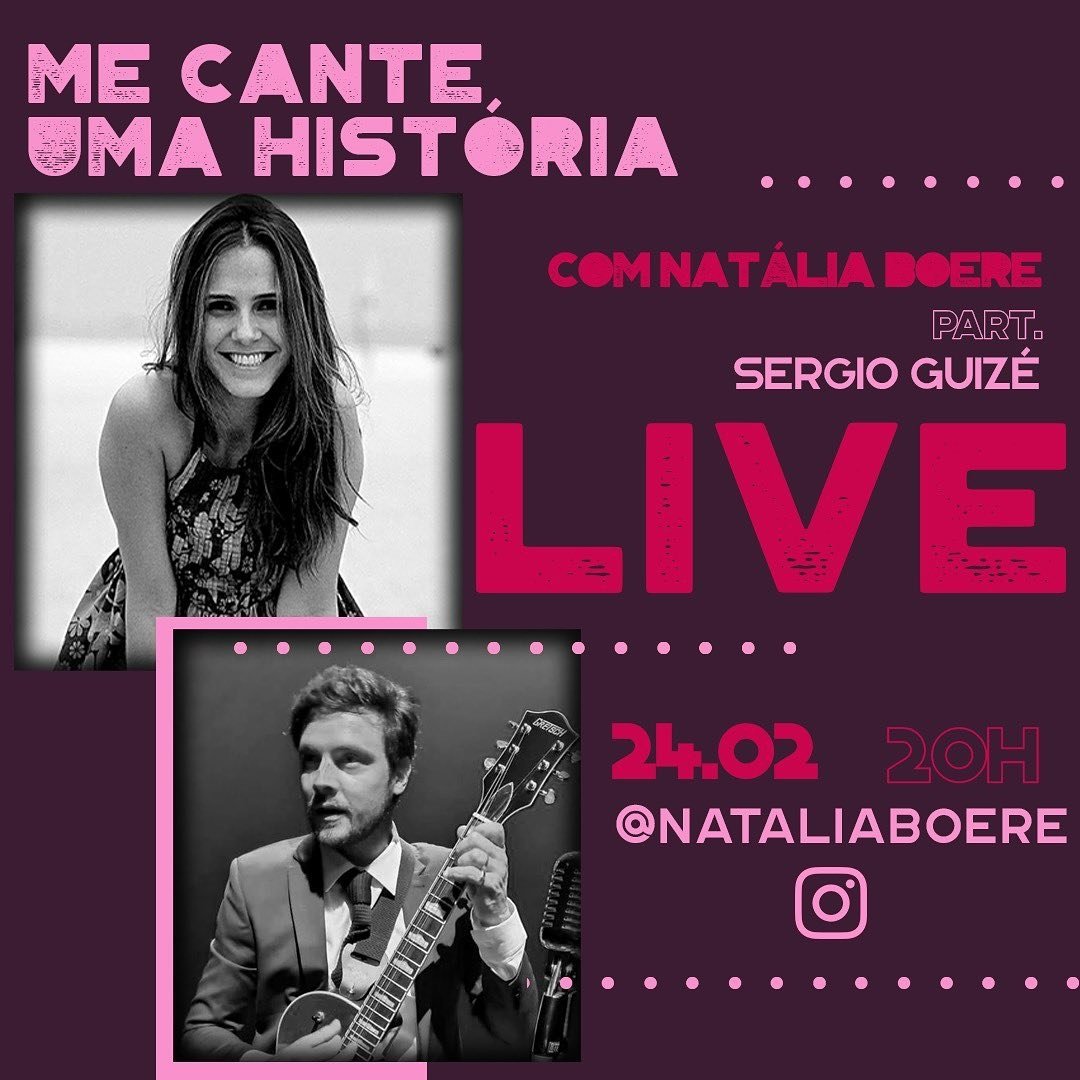 Hoje, às 20h no instagram! O ator - cantor e compositor #sergioguize participa de uma live com a jornalista e cantora #nataliaboere. 

O bate-papo será sobre o lançamento do clipe “Peito Vazio”, do disco “À Deriva” e muito mais. Não perca!

#vgiagentes