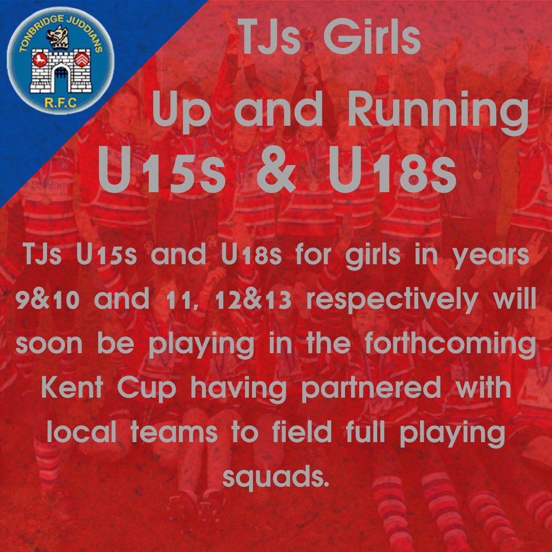 TJRFC's tweet photo. It is with great excitement that TJs can formally announce the formation of its junior girls section! 

With U11, 13, 15 &amp; 18 teams formed this is the perfect time to get into rugby! 

Please share the news and for more info visit the link below.

https://t.co/GVWqnwC8HP https://t.co/wUjxQk5yZK