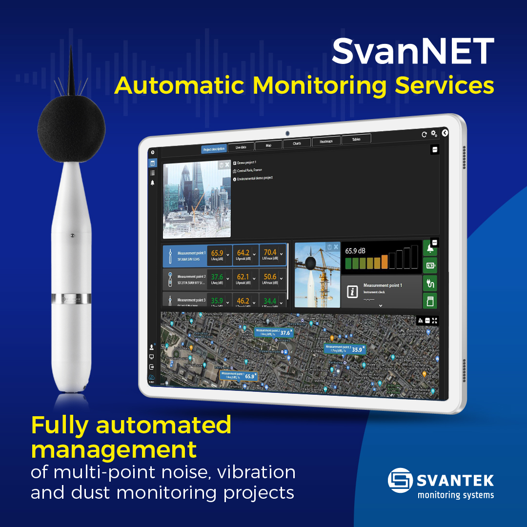 _Svantek's tweet image. See All New Features of SvanNET Automatic Monitoring Services - an online solution that supports multi-point connection with Svantek’s noise &amp;amp; vibration monitoring stations, visit: svantek.com/products/svann…
#svantek #svannet #cloudservice #noise #vibration #dust #monitoring