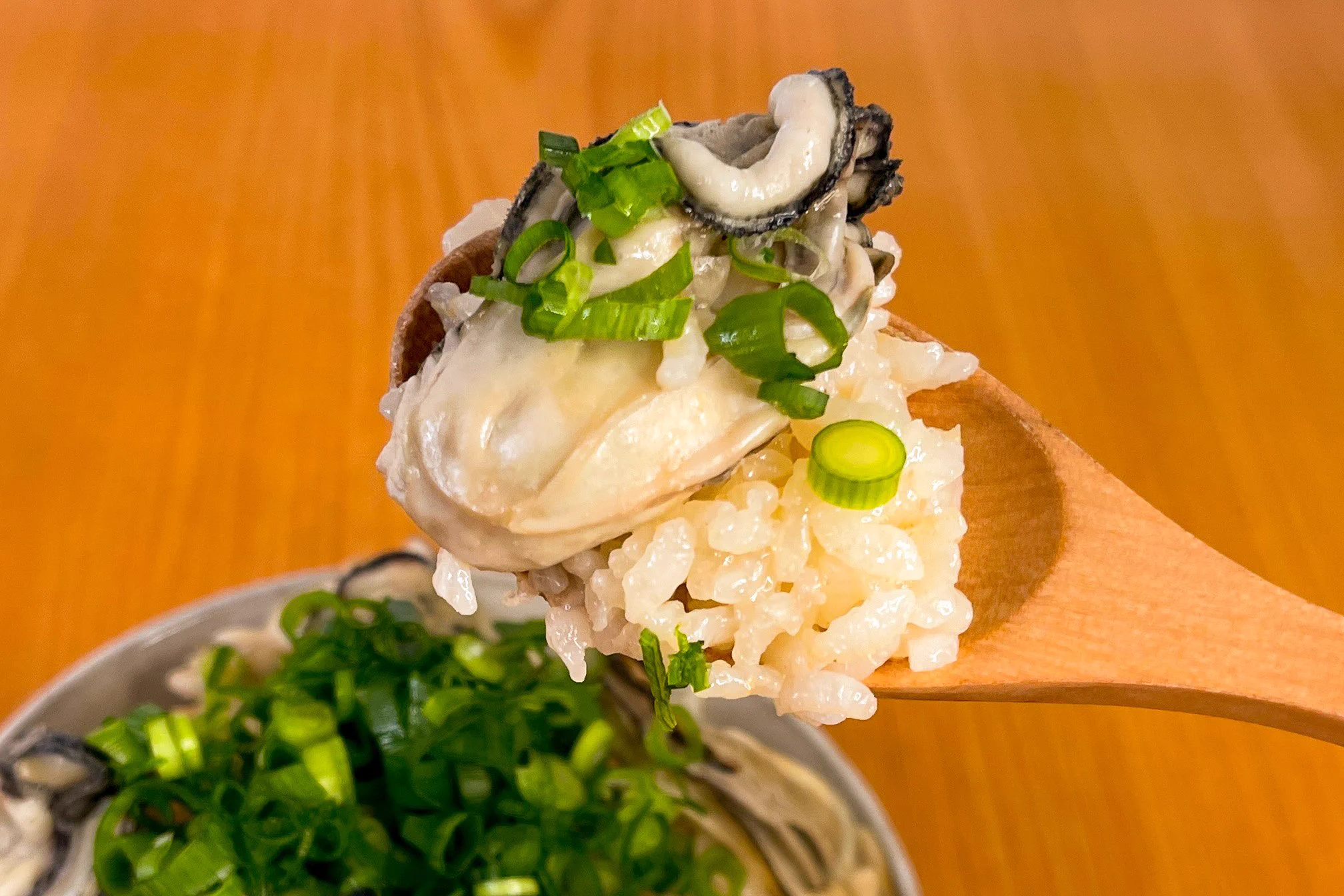 磯の香りと味噌のうま味たっぷり！炊き込み牡蠣ごはん！