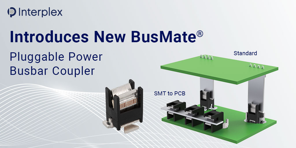 __ENNOVI's tweet photo. #Interplex is proud to announce the release of the new BusMate® Power Busbar Coupler – designed to maximize configuration options for product engineers to integrate busbars in power devices. Read more https://t.co/hFI9Wou5bu https://t.co/ll5McGHagb