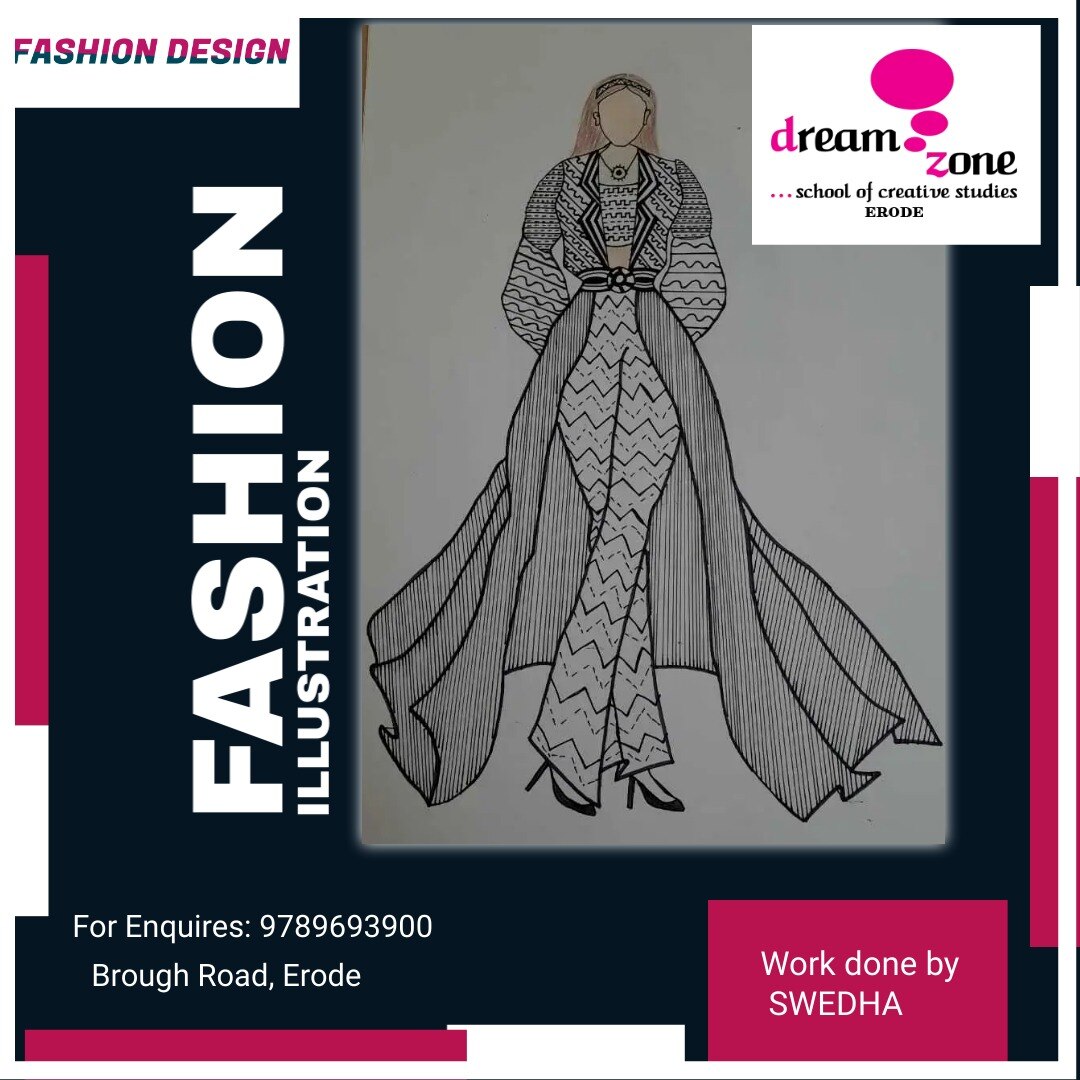 erode_dreamzone's tweet photo. This Beautiful Fashion Illustration done by Our Master Diploma Fashi ..For more info visit...https://t.co/MXFHxqnRW5 https://t.co/OIywrR3VUW
