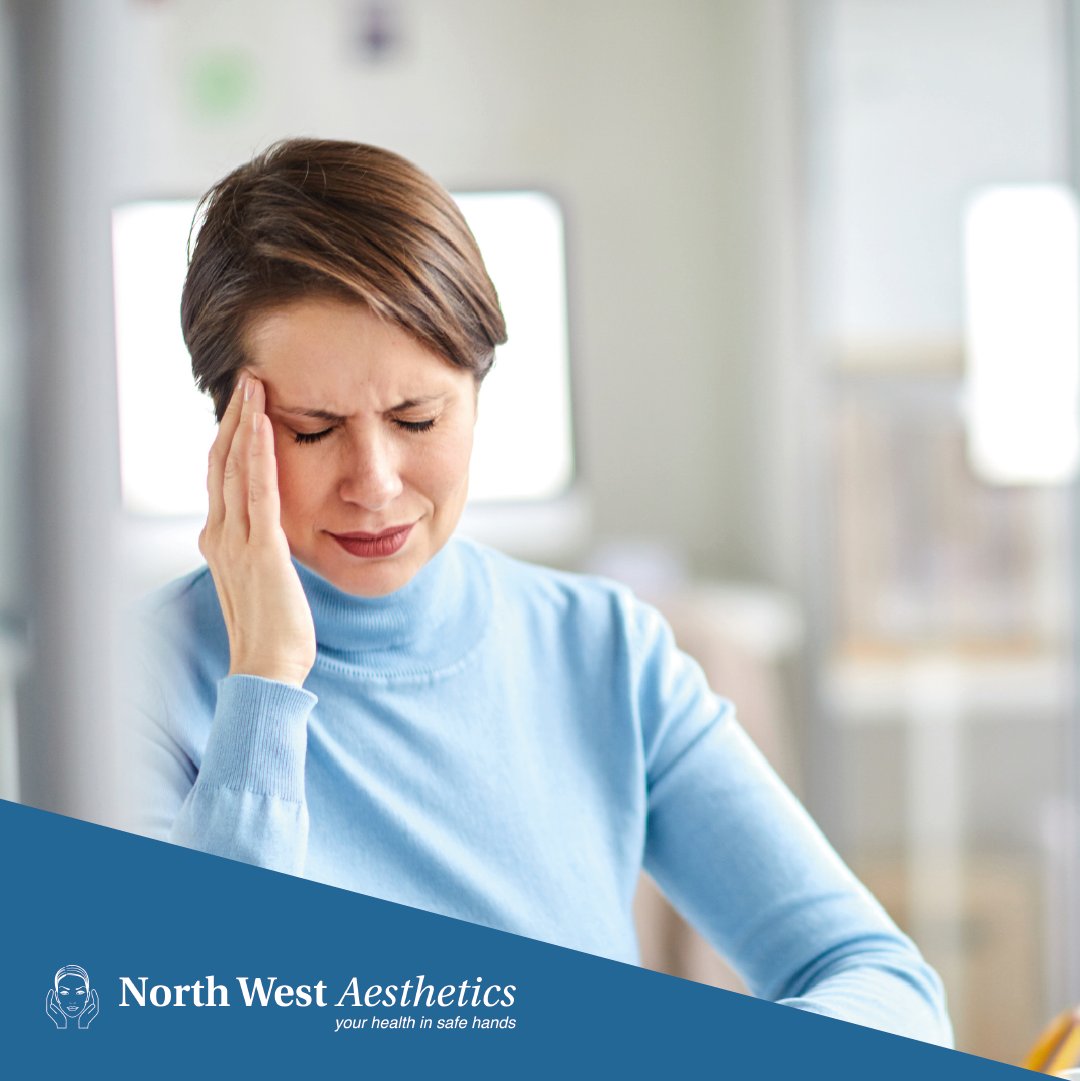 Put an end to debilitating #migraines and #TensionHeadaches. #AntiWrinkleInjections block chemical messages that carry pain signals from the brain. Call #NorthWestAesthetics to find out more.