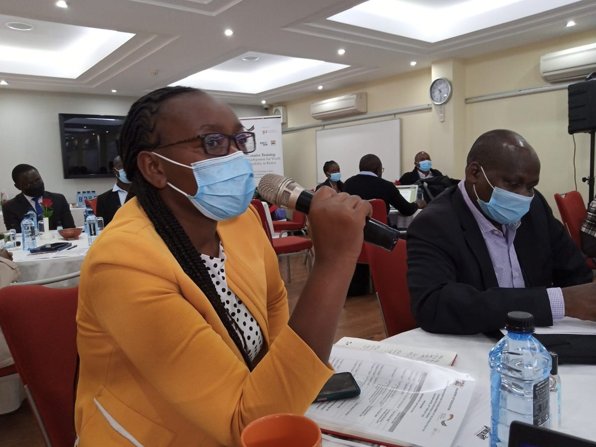 bodo_immink's tweet photo. News! Cooperation of Training Institutions and #PrivateSector is key in building a #SkilledWorkforceKE! @giz_gmbh #Kenya is delighted to support @EduMinKenya in the development of a "National Policy on Cooperative Vocational Training" that started today with an inception meeting! https://t.co/yHe9aW4ghx