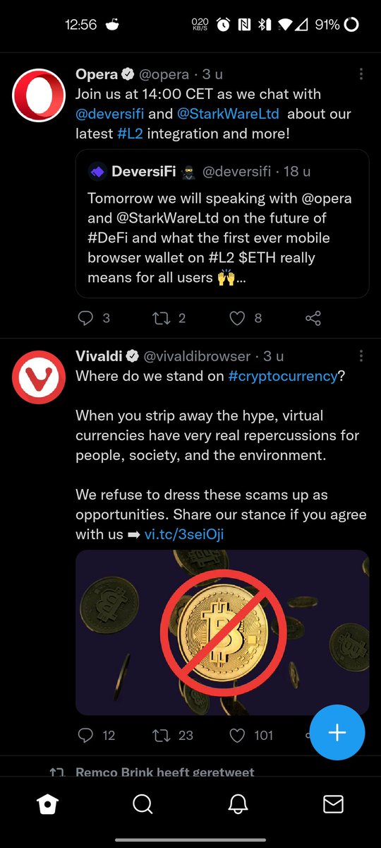 Opera and Vivaldi together in my timeline... The true spirit lives on in Vivaldi.