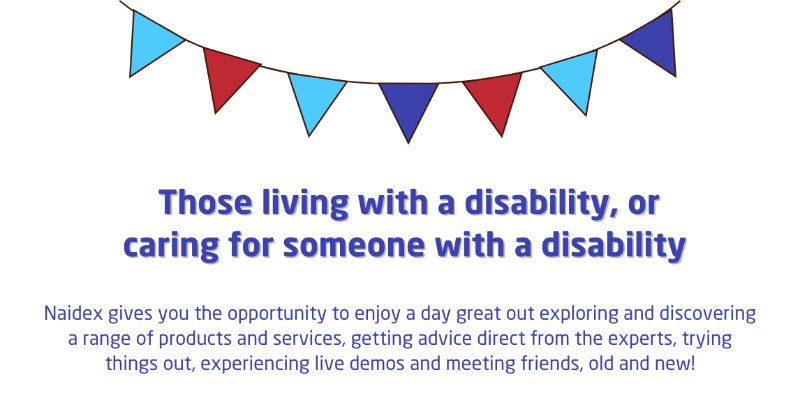 NaidexShow's tweet photo. Naidex is for everyone!
Register free ➡️ https://t.co/jmOtLi2F7P
#Naidex #DisabilityEvent #DisabledCommunity #Healthcare #OT #AnythingIsPossible