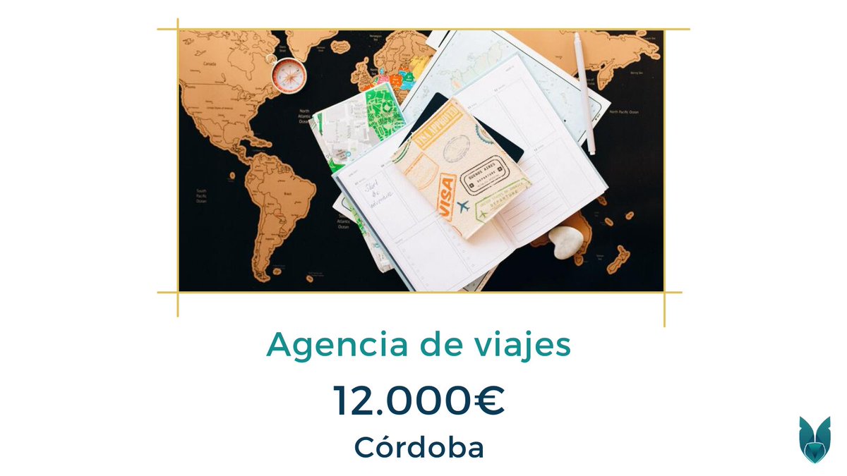 ✈️ Franquiciada con Viajes Carrefour en pleno funcionamiento, facturación acreditable y rentabilidad asegurada. Es una buena oportunidad ahora que comienza a remontar el turismo.

Para  conocer más  oportunidades de inversión, visita nuestra web:
📲 bit.ly/newowlertw