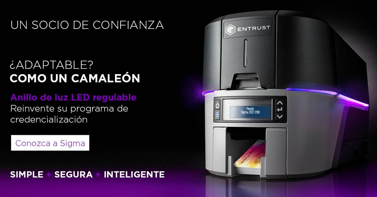 idenpla's tweet photo. El anillo de luz LED regulable de la impresora de tarjetas de identificación de Entrust le permite incorporar colores de marca u otras adaptaciones para su entorno. ¿Quiere conocer más sobre la impresoras Sigma? https://t.co/jFqYjotRjJ https://t.co/3yPk3G4nJ3
