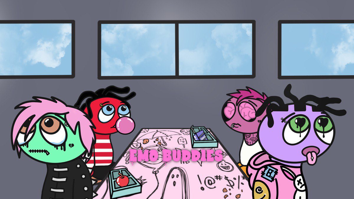 Gm buddies!☀️

Who would you invite to our lunch table?👀

Retweet &amp; Tag 3 project’s you’d want us to collab with 🖤 There’s plenty of room at our table!