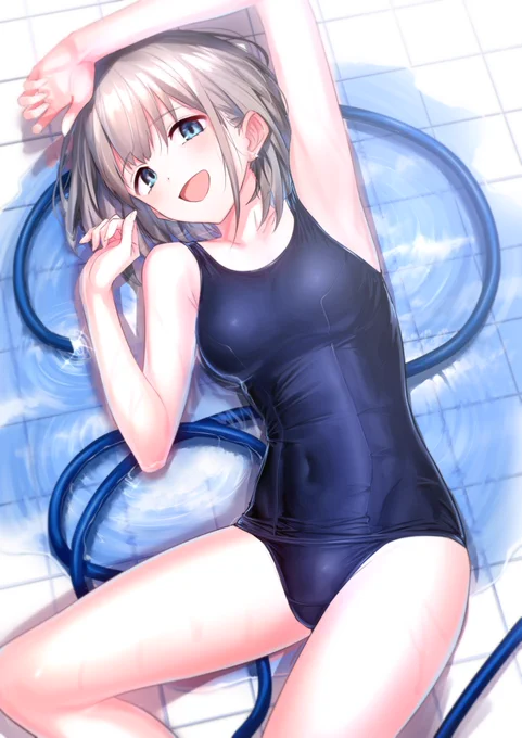 #くそ寒いので水着絵を貼る 