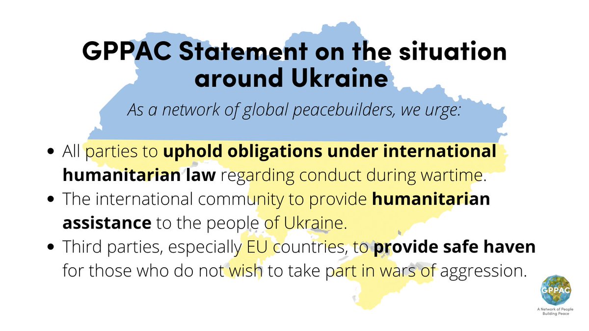 🆕 We condemn the #UkraineInvasion launched by Russia, in violation of international law and the Charter of the United Nations. We call for an immediate cessation of all military actions in #Ukraine 🇺🇦 Our brief statement ➡️ bit.ly/3JTsKEO