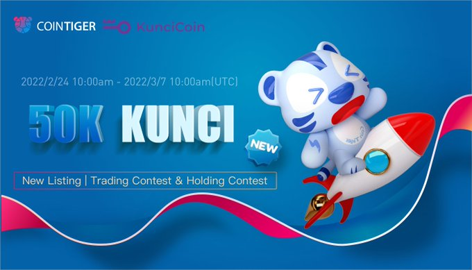 CoinTigerRussia's tweet photo. 📢#CoinTigerNewListing

#KUNCI/USDT скоро станет доступной на #CoinTiger в 10:00, 24/02/2022 (UTC).
@Kuncicoin_id 

🎁Раздача 50,000 #KUNCI

🌟Сайт: https://t.co/bqyn9ijROU
🌟Telegram: https://t.co/K8wX7hmRMa…
   
🔥Детали: https://t.co/0usnpWGP66 https://t.co/FiS3iIaIlG