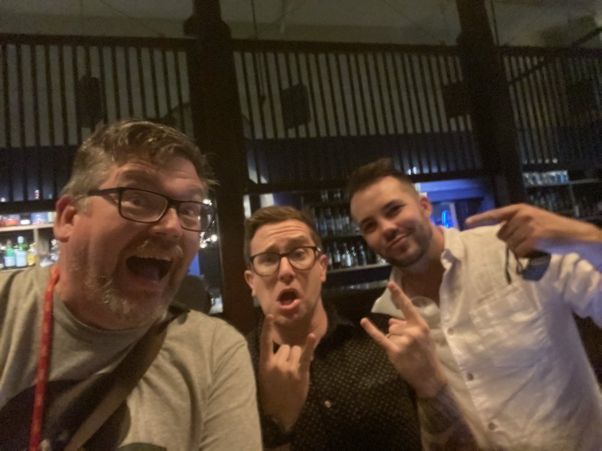 TheShowPBAFM's tweet photo. #PodItForward is a concept that works better…..when you press record on the live podcast recording @adeLOLpodcast 
Ya pair of friggen champs 
Anyway, follow AdeLOL and check out their back catalog https://t.co/ngwdALYaRt