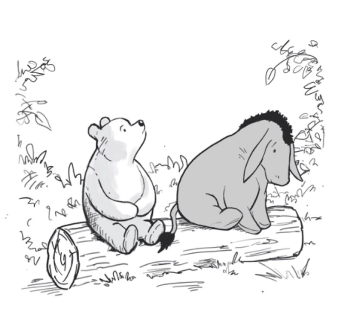 After three hours, Pooh was beginning to regret swiping right…
.