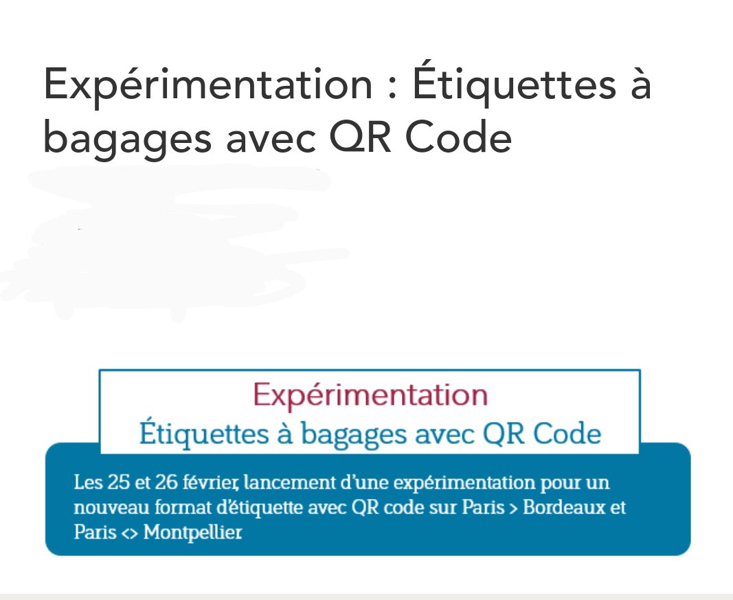 Gentleman21233's tweet photo. 🎒👜 un QR code pour plus de discrétion #Voyage #SNCF #tgvinoui @SNCFConnect @SandyJutier @defensesncf https://t.co/UZXpNvxgjJ