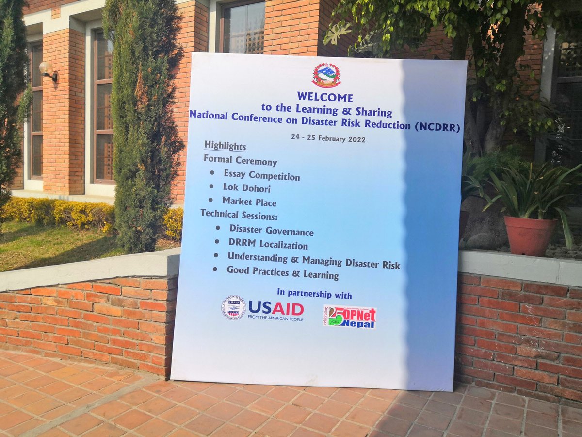 <a href="/BuildupNepal/">Build up Nepal</a> is happy to  share our knowledge on disaster resistant construction the National Conference on Disaster Risk Reduction!