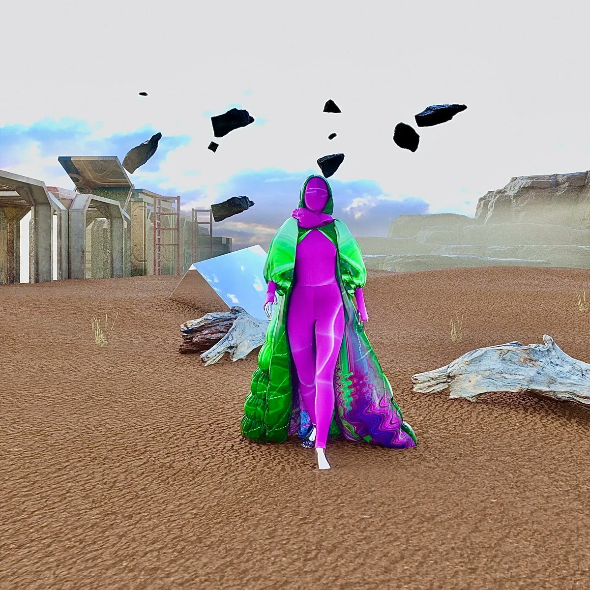 🚨 Dropping for 0.5 ETH on FOUNDATION.APP  🚨 

<a href="/VohraSidharth/">Sidharth Vohra</a> 3D artist with <a href="/marguixastudio/">MAR GUIXA STUDIO</a> #digitalfashion #NFTCommunity for @withFND