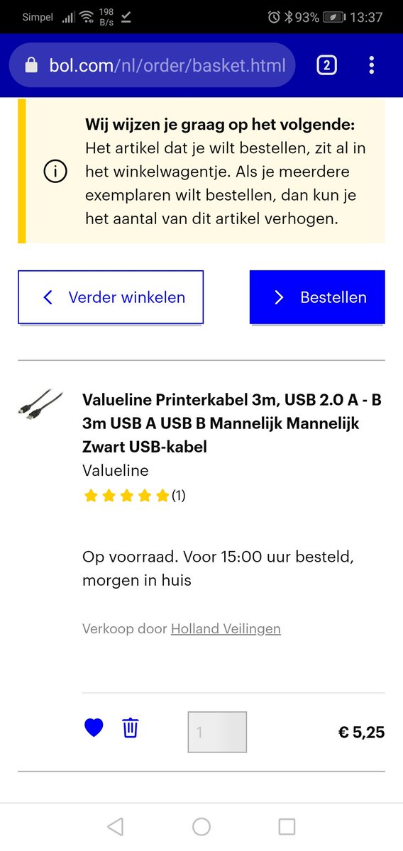apklomps's tweet photo. Altijd leuk @bol_com ik wil het graag verhogen maar het is uitgegrijsd/geblokkeerd om het te doen https://t.co/TxMAXU3e1m