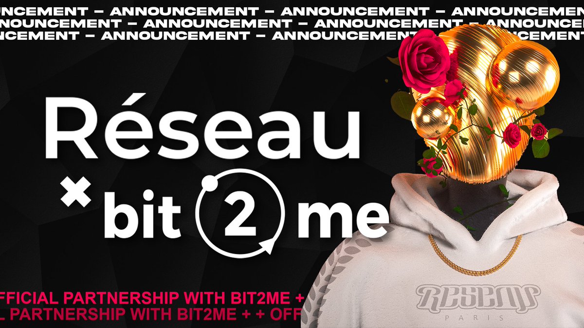 💥 METAVERSE NFT GIVEAWAY!

Bit2Me x <a href="/SixthReseau/">réseau</a>, the luxury streetwear NFTs for the Metaverse.

Prizes:
✅ 20 Whitelist Spots 
✅ 20 “Lucidia Dreams” NFT

👉 Participate in the $B2M Airdrop: coinmarketcap.com/currencies/bit…
👉 Have exactly 6 $B2M in your Metamask.

5 DAYS LEFT! 😱