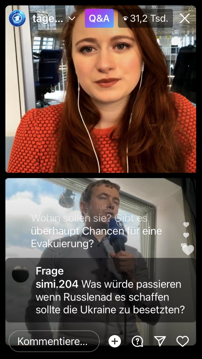 Demian <a href="/demianvonosten/">Demian von Osten</a> gleichzeitig bei <a href="/mittagsmagazin/">mittagsmagazin</a> und <a href="/tagesschau/">tagesschau</a> that’s what I call crossmedial