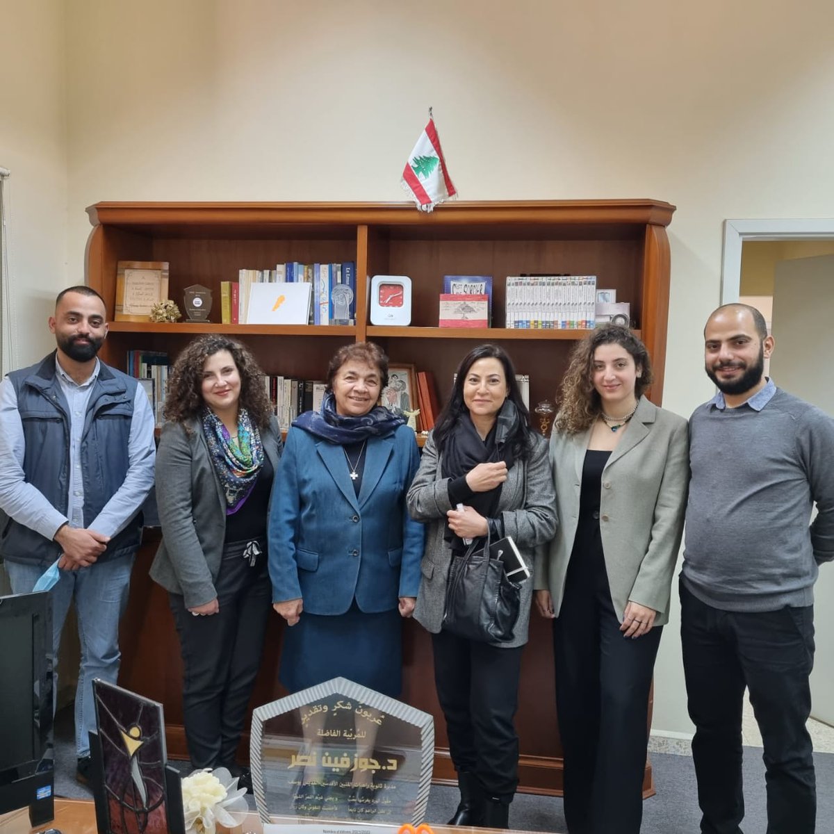 Loubnaniyoun's tweet photo. #Loubnaniyoun and @TeachForLebanon during their visit to Saint Coeur and Notre Dame of Machmouche in Jezzine.Thanks to generous donors, Loubnaniyoun have been able to help those schools to not close their doors and gave the opportunity to their students to continue their studies https://t.co/LY12PKTvUa
