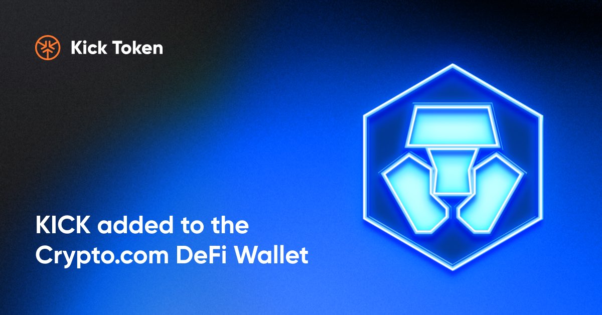 kickexcom's tweet image. $KICK token added to the @cryptocom DeFi Wallet🚀

Now you can receive, send and store KICK on Crypto.com!

👉🏽 Buy KICK on KickEX.com