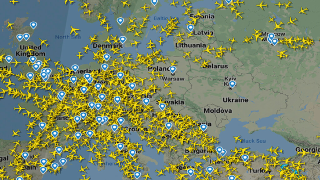 thehill's tweet photo. Airlines warned not to fly near Ukraine https://t.co/SG8eEIIAKB https://t.co/Ue2GMI9frw