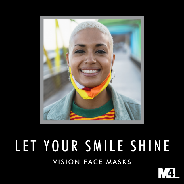 Our Vision Face Masks ensure your smile doesn’t get hidden away.

Ideal for hospitality and retail workers, you can remain safe whilst providing stellar service with a smile.

mask4life.co.uk/product/m4l-vi…