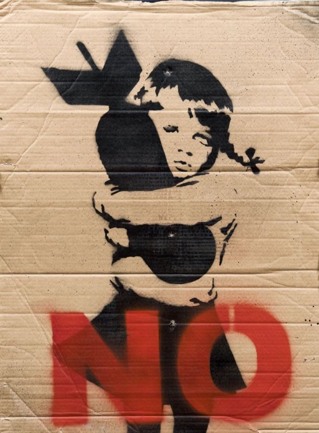 No more war #Banksy