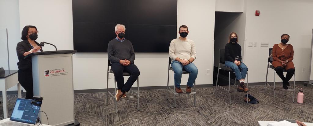 Thanks to <a href="/ONASPJatUGA/">ONA and SPJ at UGA</a> for organizing a wonderful panel on getting internships and first jobs. Great advice from the pro and recent alums. #ProudProf <a href="/coxinstituteuga/">Cox Institute at UGA</a>