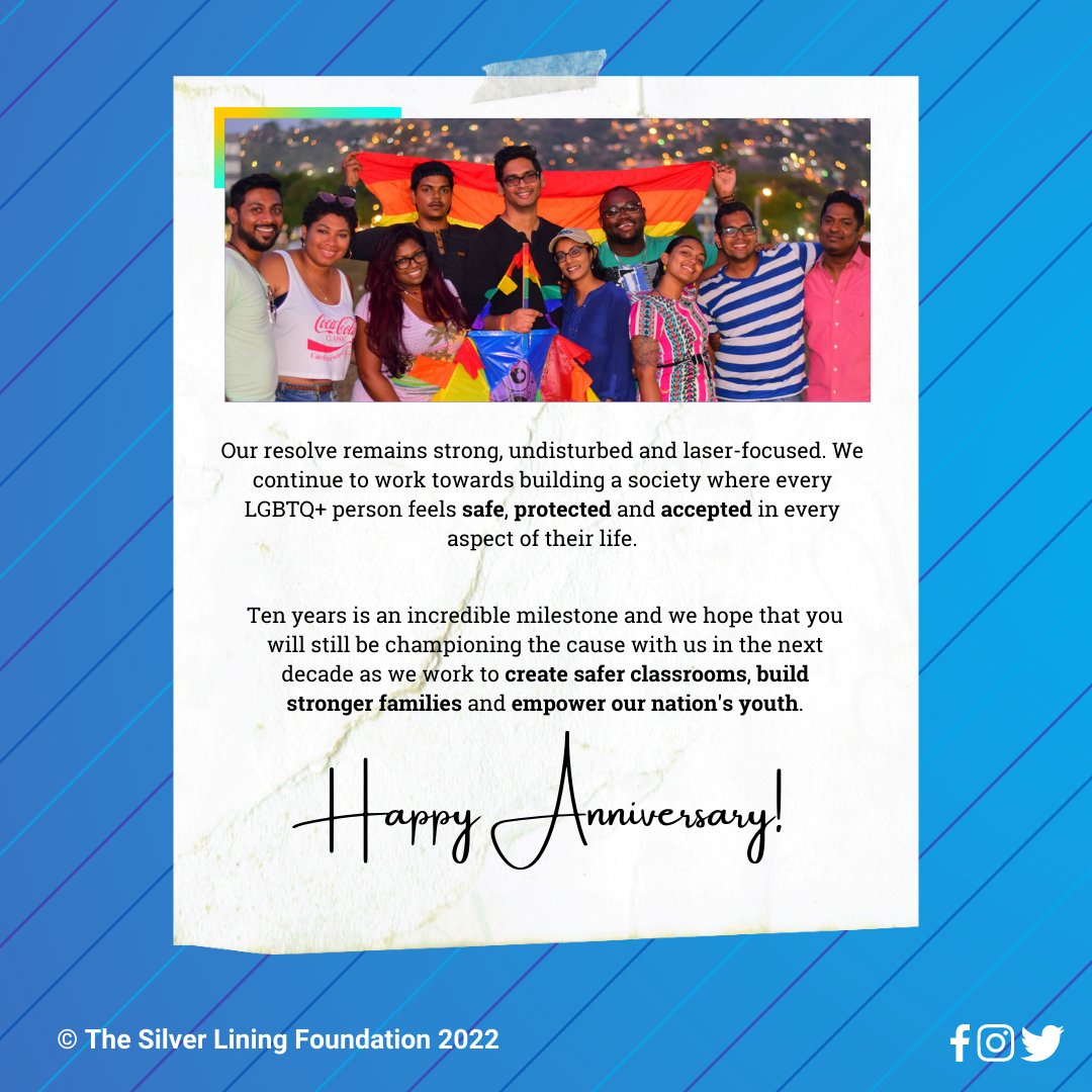 slftt's tweet photo. "SLF has gone from an idea to a fully realised, highly recognised youth organisation whose mission remains focused on the protection &amp; nurturing of young LGBTQI people, creating safe environments where they feel seen, valued and loved." #SLFTT #SLFturns10
https://t.co/KGICI5odFs https://t.co/RtbMrtOQqp