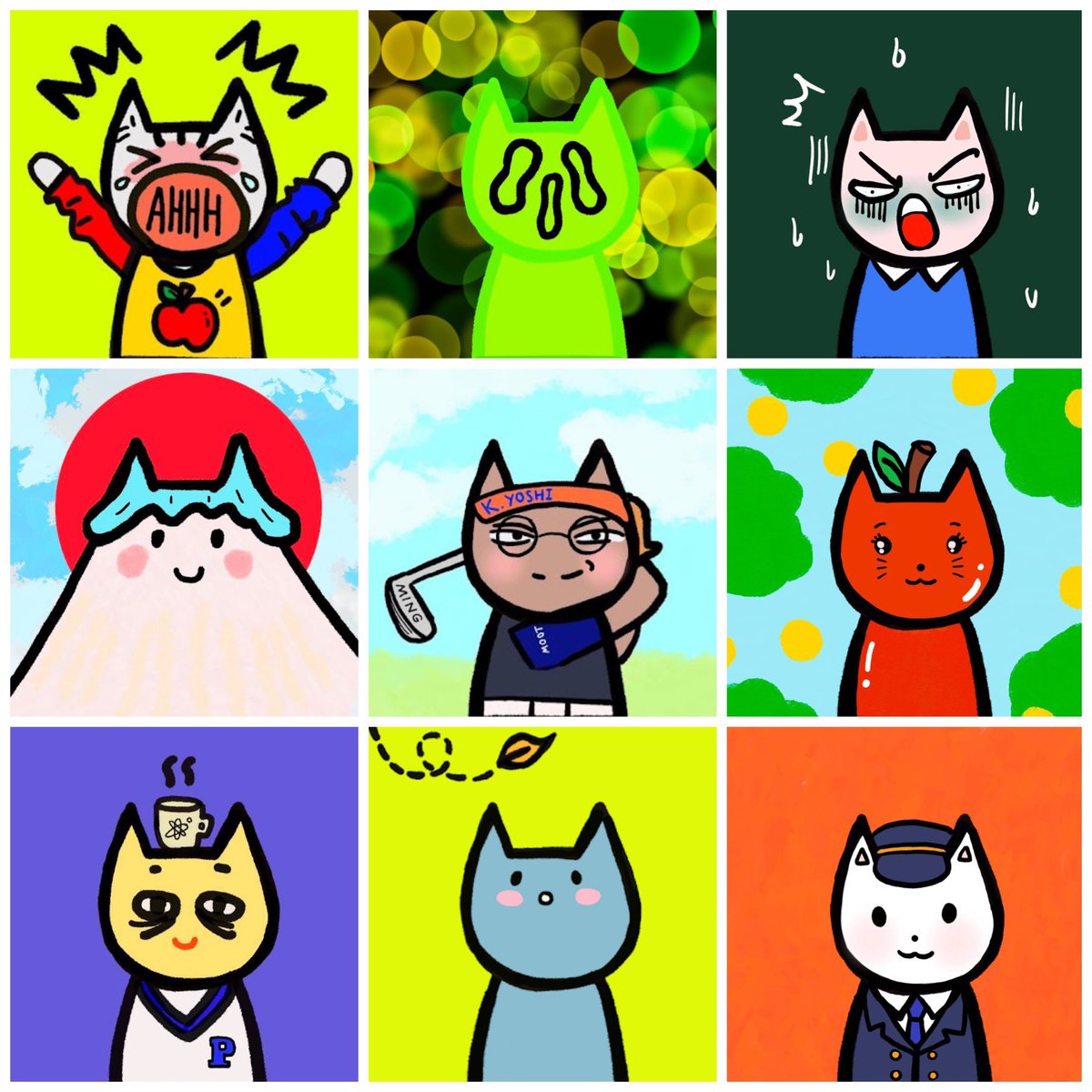 Yishreah's tweet photo. MOOT Cat Variation! 

Join our family and share your dream that similar to 280 MOOTs coz MOOTs are inspired by stories of children's dreams and their moments.

Flr.Price: wETH 0.005-0.03 

https://t.co/8PUR2HFUsq https://t.co/eIsQqiRh1a