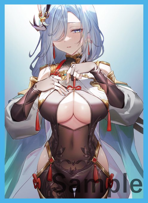 サンクリ新作情報
「申鶴」のスリーブとプレイマットになります。イラストはシャンデガ様(@dega1028)になります! 