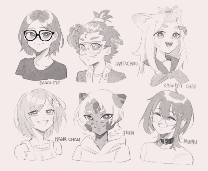 Some of my favorite artists/OCs💖✨
@blackeye_toast @JamesChoo_004 @potato7192 
@0_72_RAIN @jihn2422 @mugen0017 