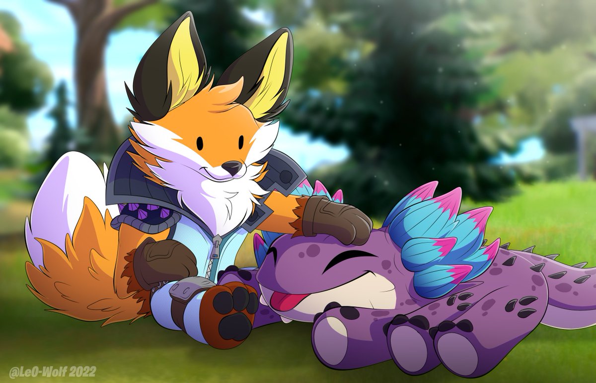 And here we go again! 🦊🦖💖

This was already made since yesterday but I wanted to tweet it today. ;0
#Fennix #Klombo #FortniteArt #FortniteFanArt #FortniteChapter3