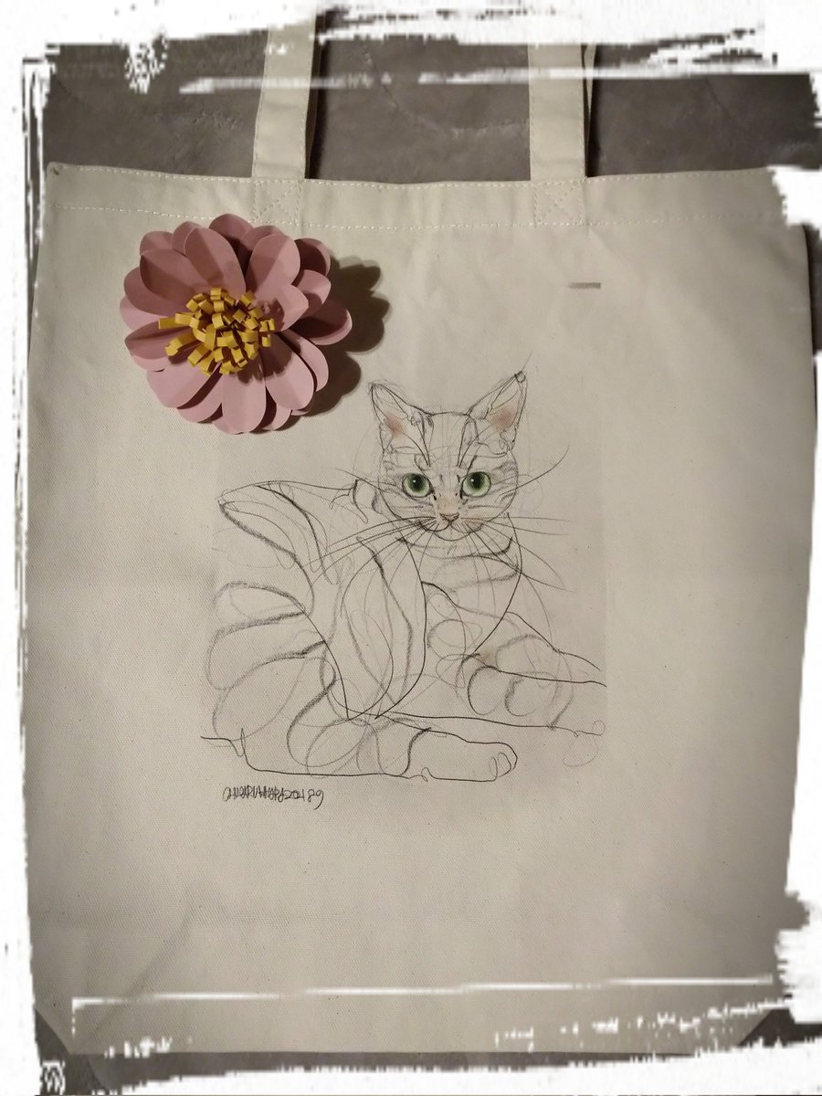 HARUKO4240's tweet image. SOSUKE😺さんのトートバッグ届きました😆💕可愛い過ぎて使うのもったいない😱💦

#木原千春 #SOSUKE #SUZURI
 suzuri.jp/KIHACHIHA