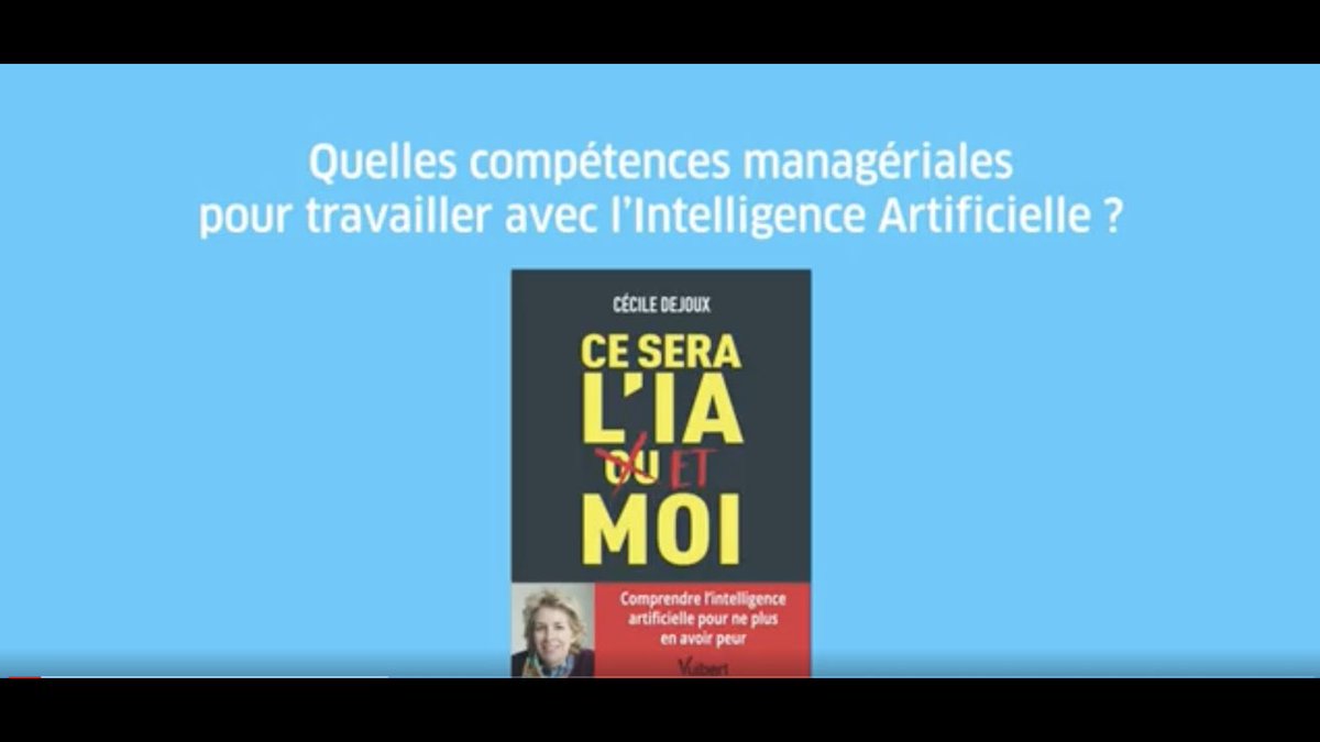 CecileDejoux's tweet photo. 🤖 Quelles 𝐜𝐨𝐦𝐩é𝐭𝐞𝐧𝐜𝐞𝐬 𝐦𝐚𝐧𝐚𝐠é𝐫𝐢𝐚𝐥𝐞𝐬 pour travailler avec l’𝐈𝐀 ?
Qu’elle fasse peur ou qu’elle fascine, l’ #IA constitue un facteur de #transformation certain.
L’IA #remplace, #assiste, et #augmente.
Focus avec @fnege_medias ➡️https://t.co/nSiXrcaXGW https://t.co/fq65SjXSoR