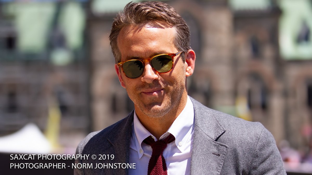 NormJohnstone's tweet photo. I took this pic of Ryan Reynolds in Ottawa on Parliament Hill on Canada Day back in 2019. Enjoy having him on BT today. ⁦@breakfasttv⁩ ⁦@DinaPugliese⁩ - Feel free to use this pic :) ⁦@VancityReynolds⁩ https://t.co/QVyeaGN5eA
