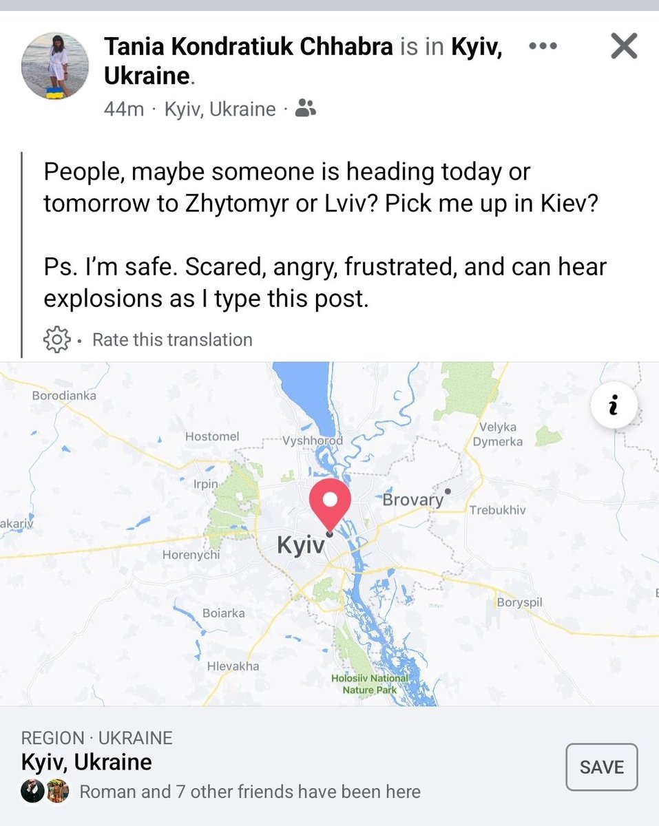 Hello good people of Twitter.

My friend's wife is stuck Kyiv, Ukraine. She's a citizen of the UK but embassies and consulates are shut. 

If you or anyone you know has a safe and reliable way to reach Lviv or Zhytomyr, please reach out.
<a href="/UKinUkraine/">UK in Ukraine 🇬🇧🇺🇦</a> <a href="/lviv/">Lviv / Львів</a>