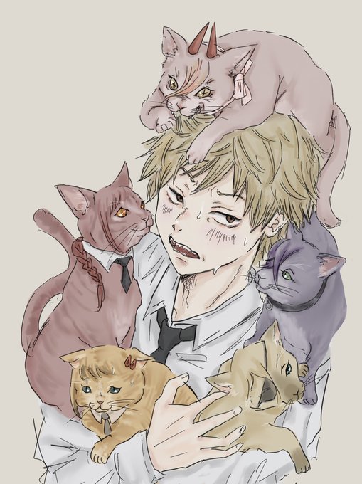 「cat on head open mouth」 illustration images(Latest)｜3pages