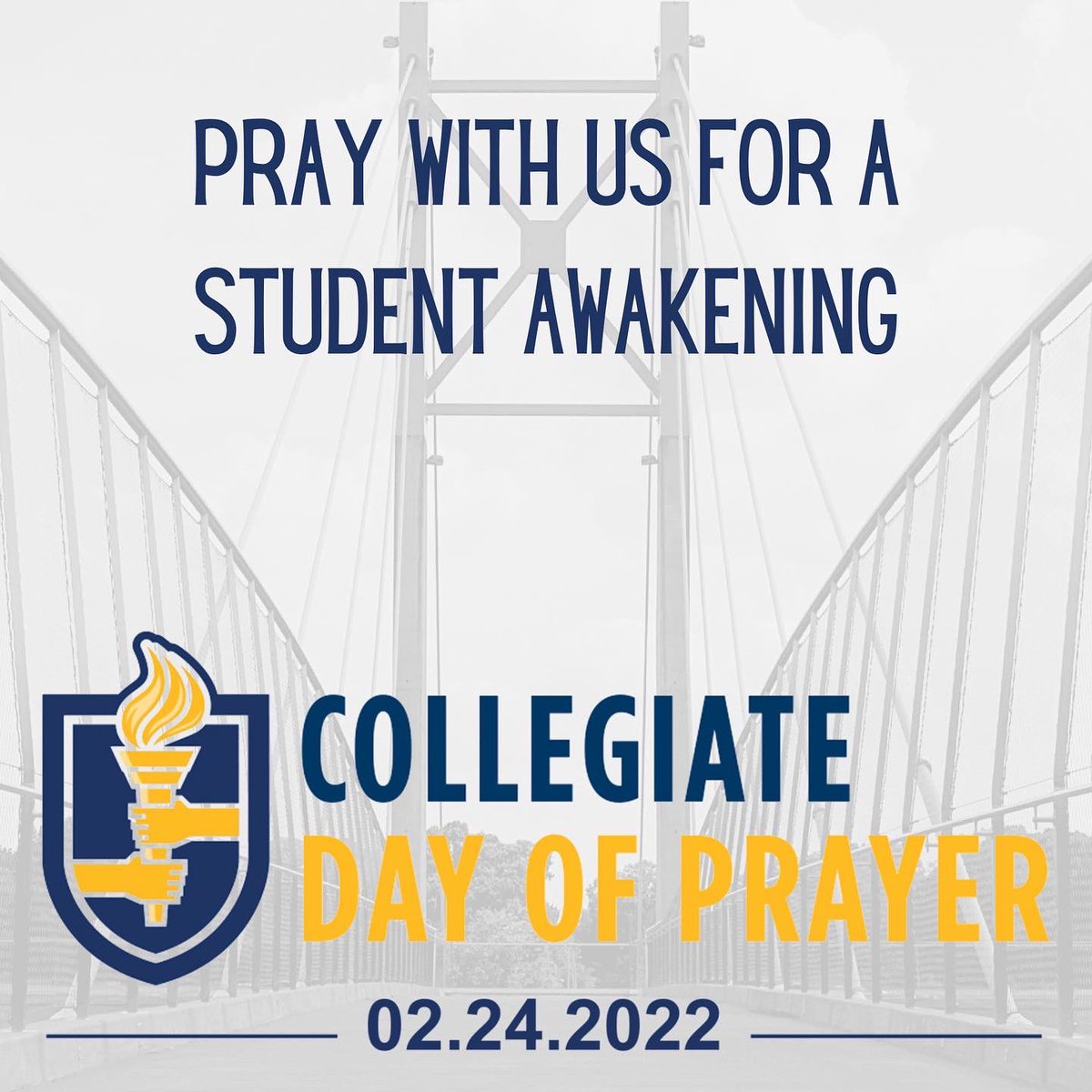 ChiAlphaMemphis's tweet photo. Would you join us in prayer today for a move of God among college students? Here are so specific ways to pray with us as we seek God for a student awakening. 
#chialpha #memphis #christian #uofm #collegiatedayofprayer https://t.co/SMerFNz3NE