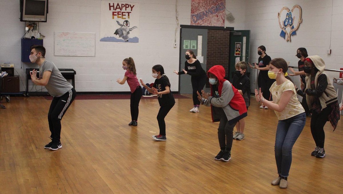 Our February Vacation Workshop is off to a great start! Thanks to Bernie Baldassaro from the national tour of Charlie and the Chocolate Factory for teaching a masterclass!