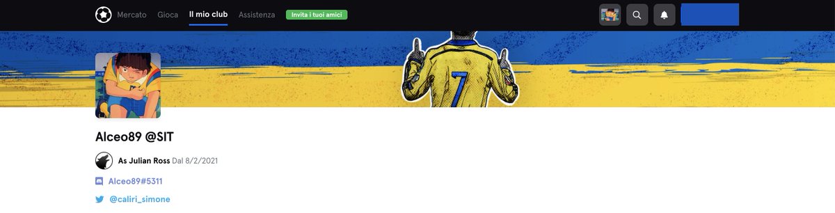 Simone Caliri @caliri_simone Club colours changed. Support #Ukraine. #Sorare  -…