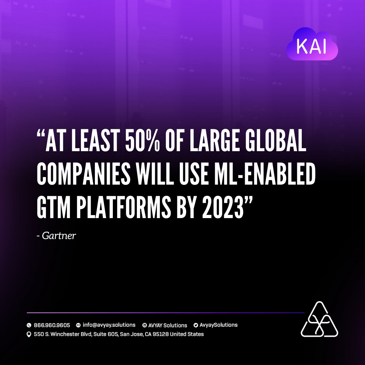 AvyaySolutions's tweet photo. KAI leverages cutting-edge AI and ML technologies to hyperautomate global trade and supply chain for enterprise customers.

Find out if you're a good fit for KAI with a free hour-long consultation: https://t.co/XyxECu7Er3

#automation #globaltrade #AI #machinelearning #gartner https://t.co/BRUhsDHAy1