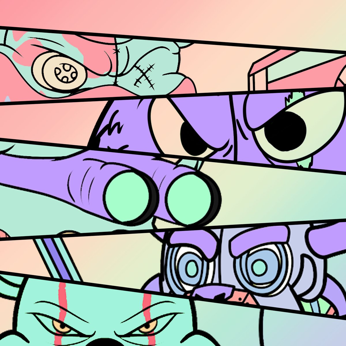 twistedbears_'s tweet image. All eyes on Twisted bears 👀

#Twistedbears #NFT #Art