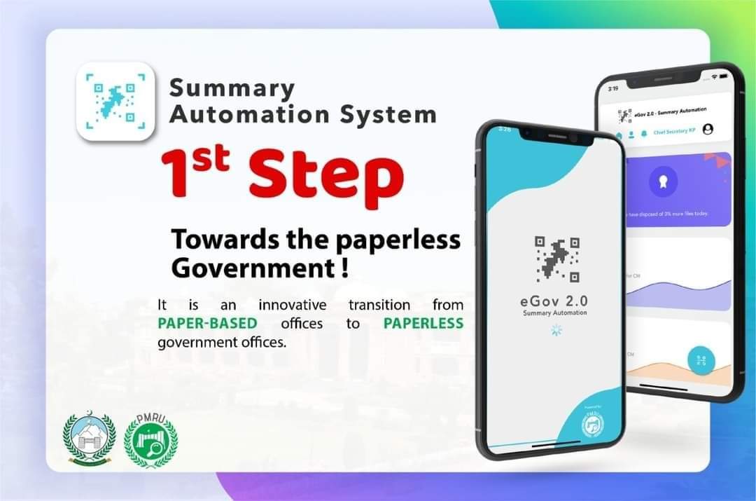 The Govt of Khyber Pakhtunkhwa has introduced the Summary Automation System (SAS) to generate, process, review and approve summaries/notes through a digital mechanism. The SAS will ensure speed and transparency in the timely and efficient disposal of government summaries/notes.
