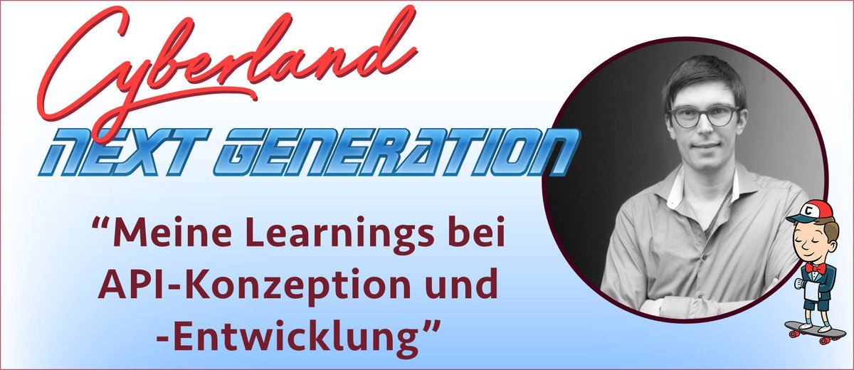 CyberLandConf's tweet image. @dersvenhesse ist in knapp zwei Wochen bei uns mit seinem Vortrag zu &quot;Hätt&apos; ich das früher gewusst - Good Practices bei API-Konzeption &amp;amp; -Entwicklung&quot; @JavaLandConf #Newcomer cyberland.ijug.eu/2022-03-next-g…
