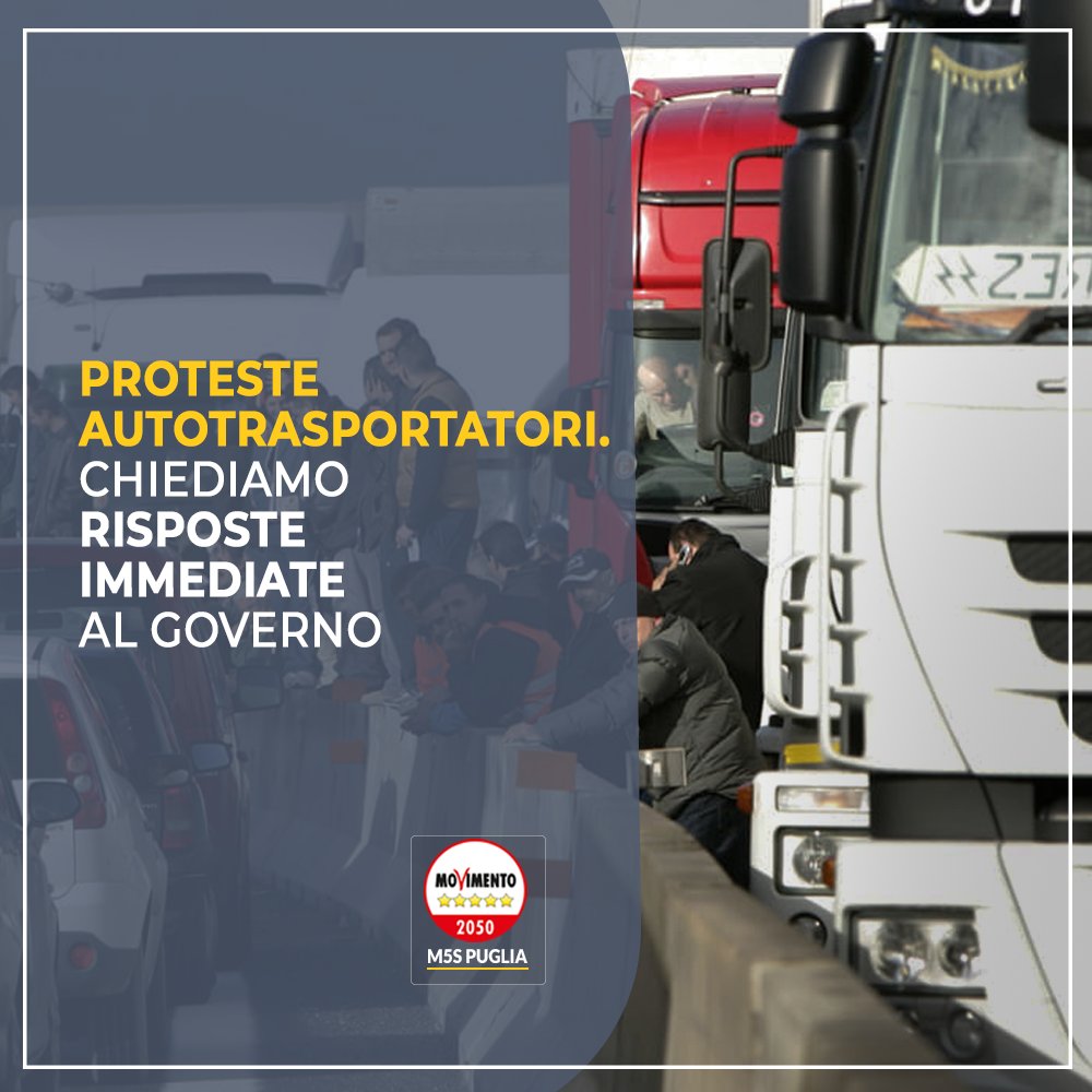 Proteste #autotrasportatori. Chiediamo risposte immediate al Governo #sciopero #puglia
facebook.com/10006440380651…
